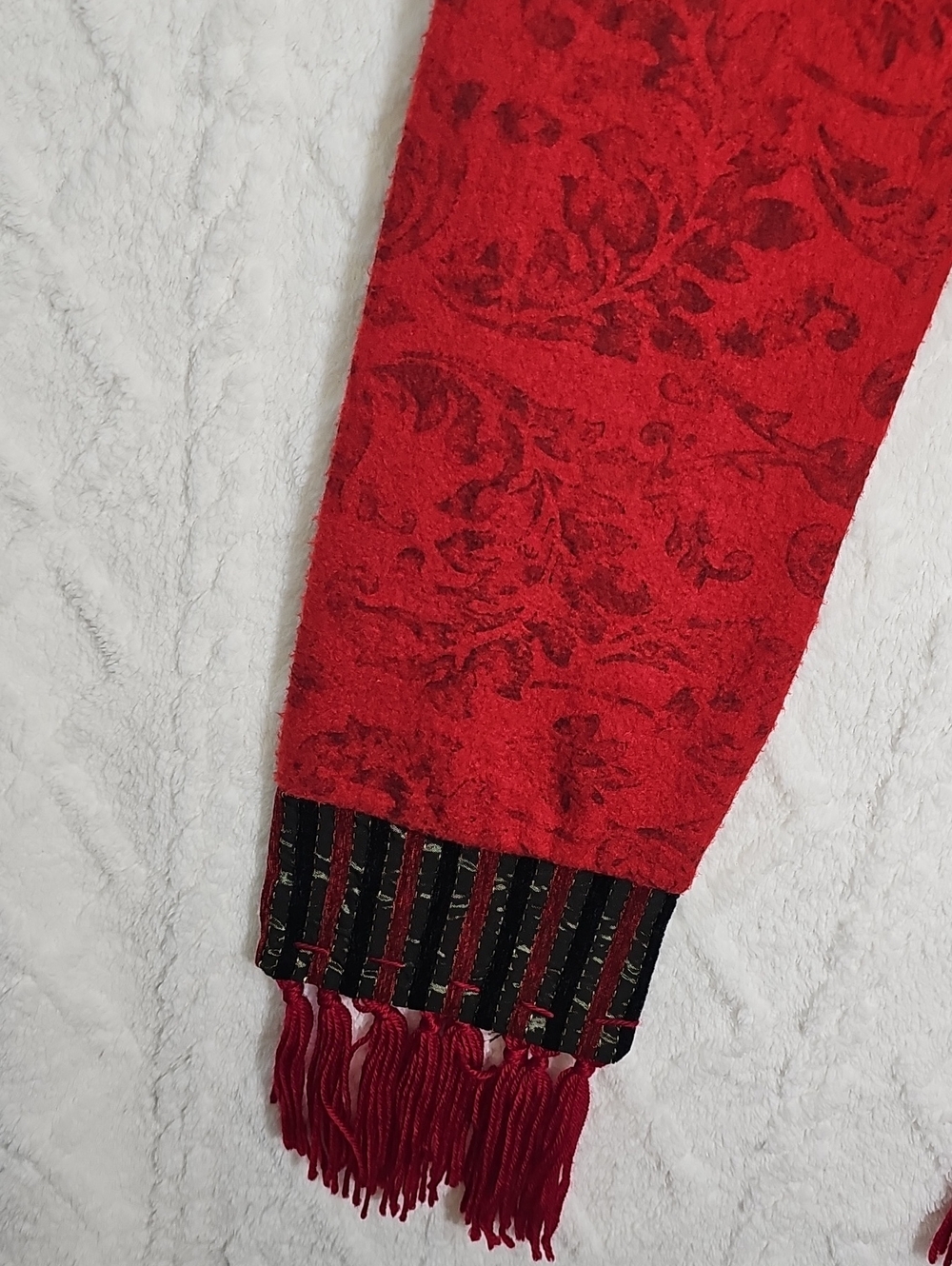 Felt Christmas Scarf & Matching Crossbody Purse * Snowman * Tree - Picture 4 of 12